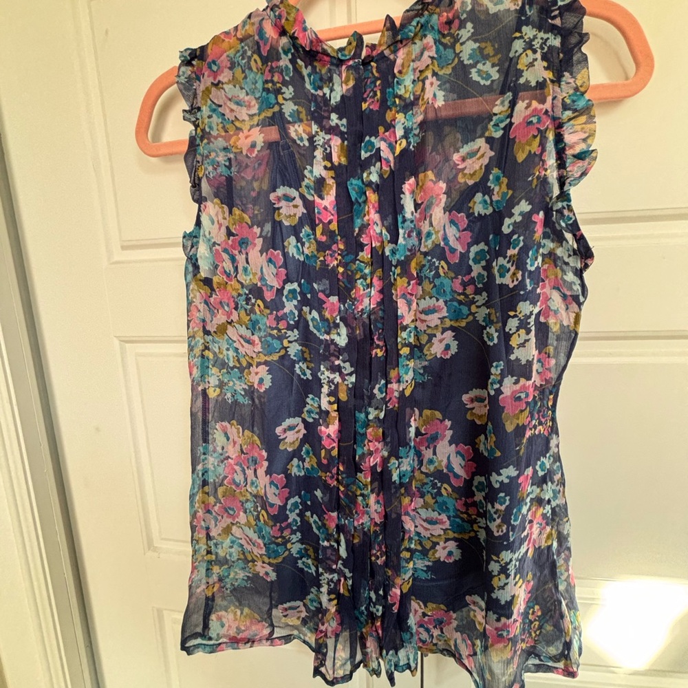 Traffic People - Floral Sheer Blouse